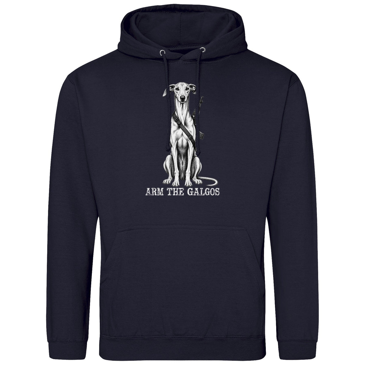 ARM THE GALGOS -Regular Fit Statement Hoodie (Kopie)