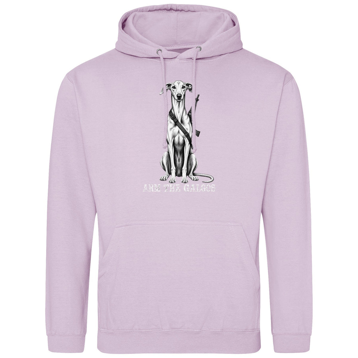 ARM THE GALGOS -Regular Fit Statement Hoodie (Kopie)