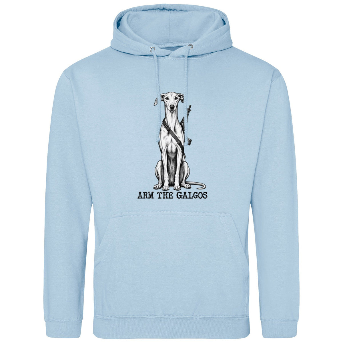 ARM THE GALGOS -Regular Fit Statement Hoodie (Kopie)