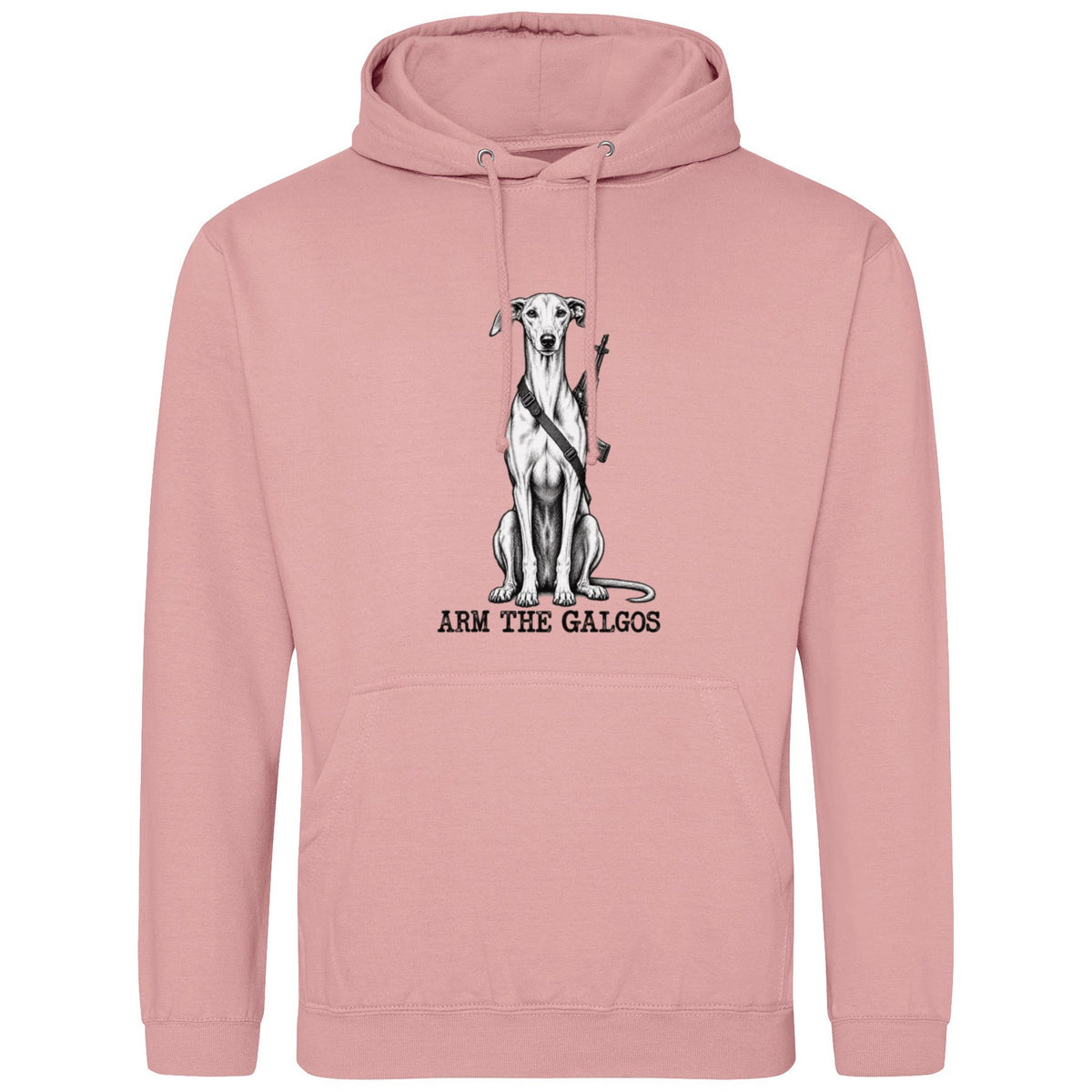 ARM THE GALGOS -Regular Fit Statement Hoodie (Kopie)