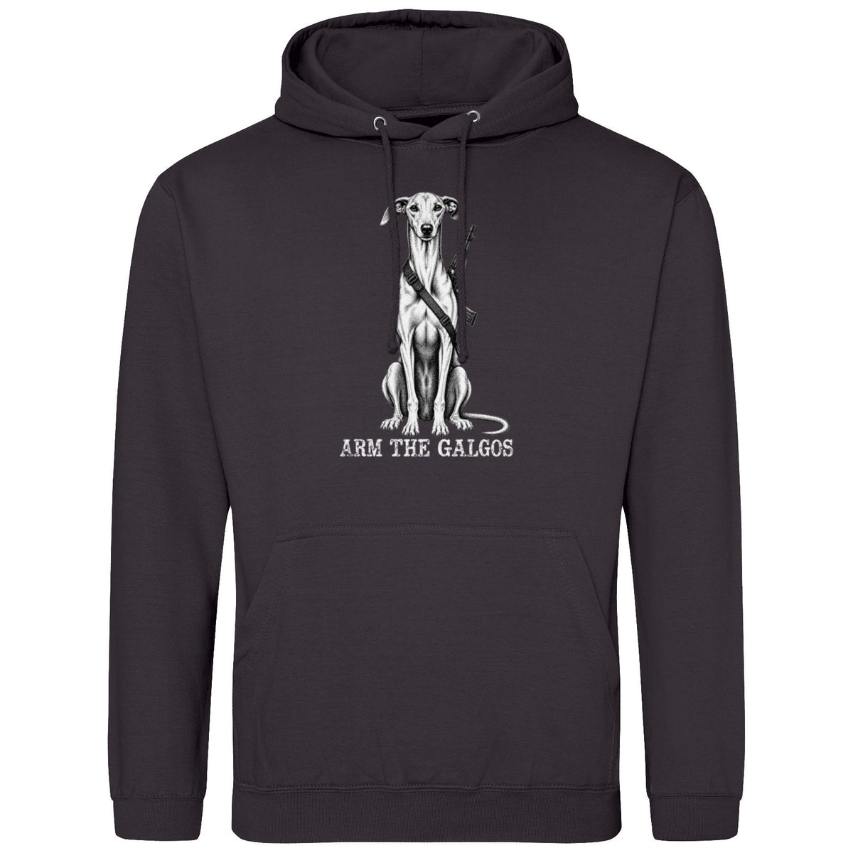ARM THE GALGOS -Regular Fit Statement Hoodie (Kopie)