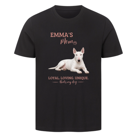 Dog/Cat Mom - Personalisierbares T-Shirt - mit Namen und Foto - im Regular Fit