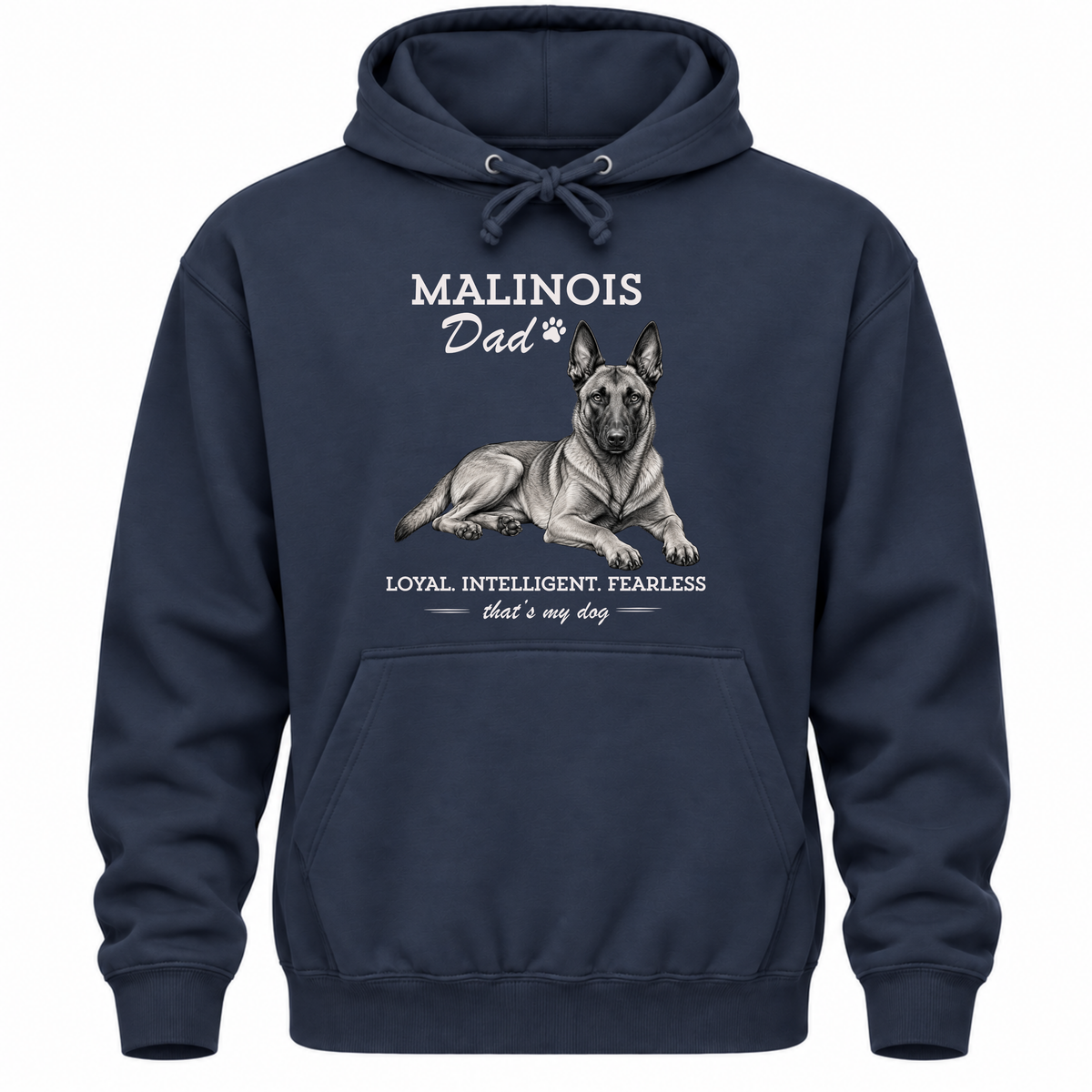 Malinois Dad - Regular Fit Hoodie