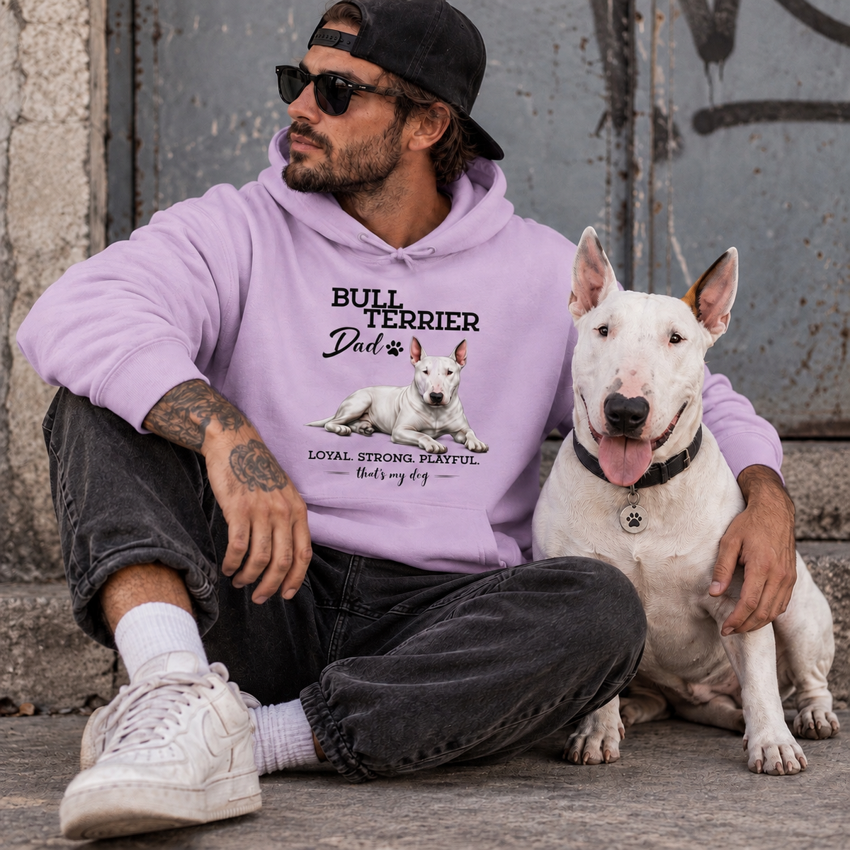 Bullterrier Dad - Regular Fit Hoodie