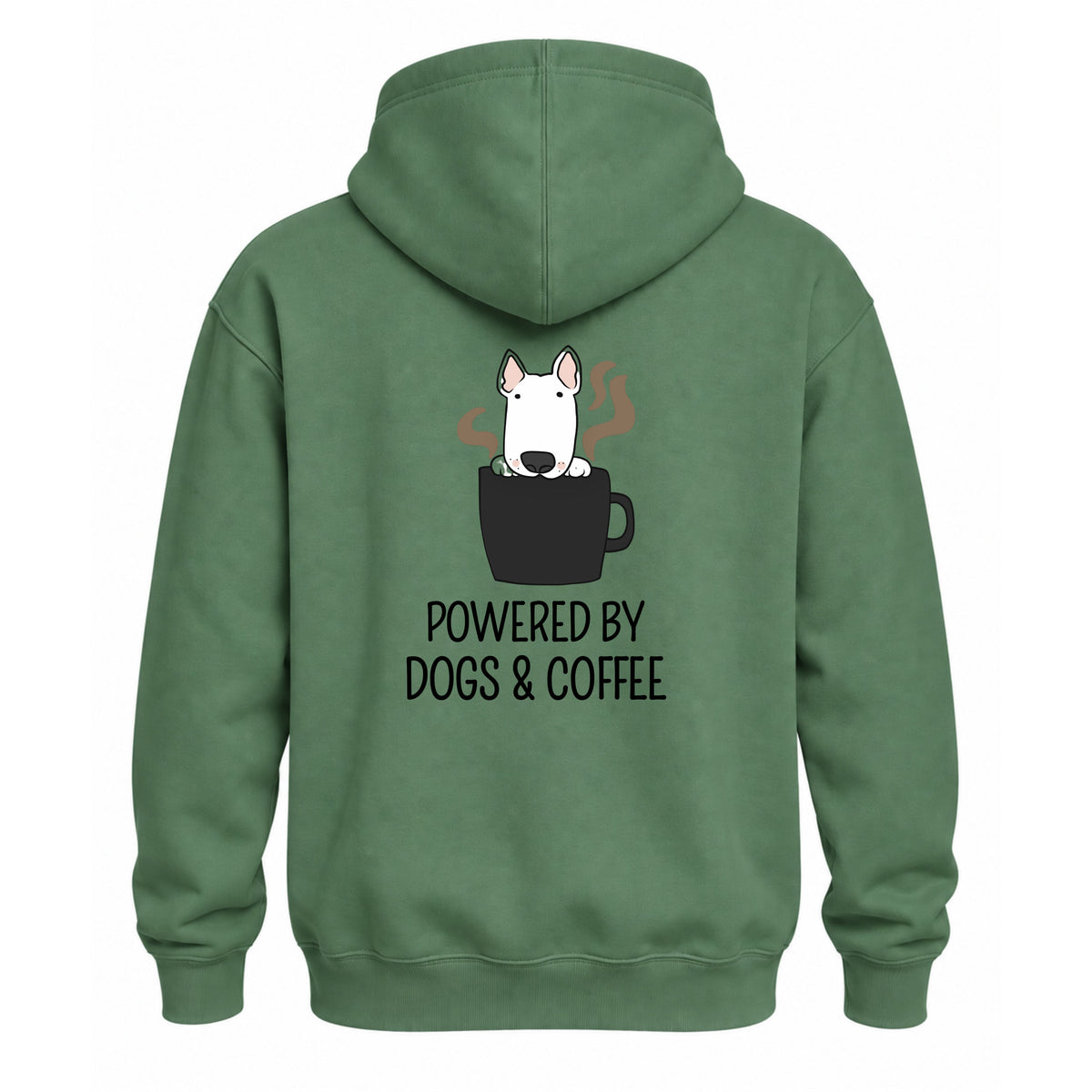 Powered by dogs and Coffee - Hoodie / Regular Fit