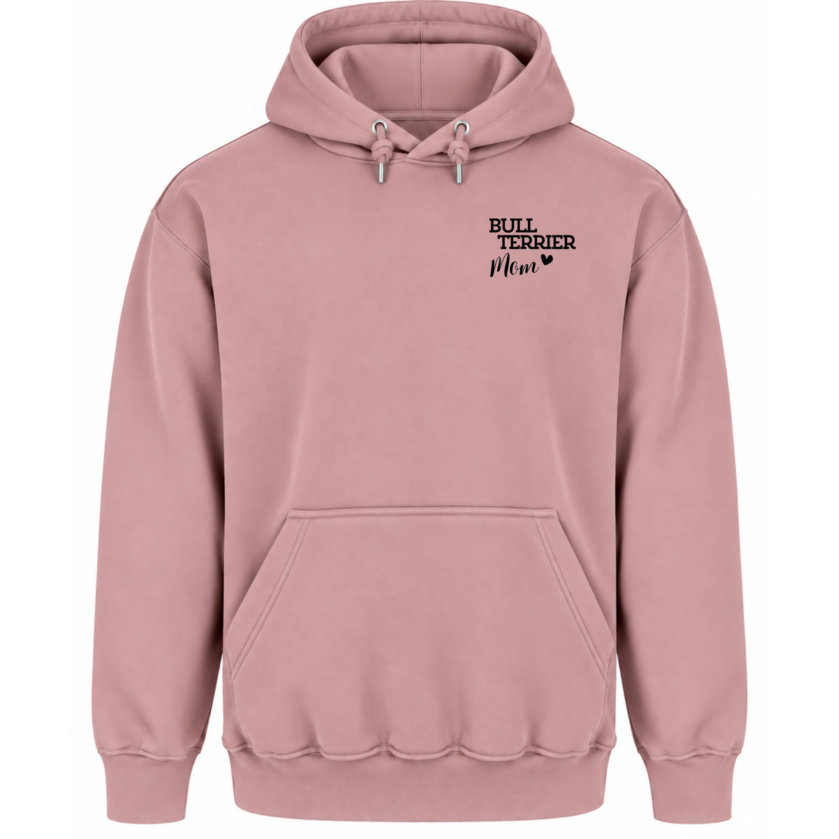 Bullterrier Mom - Regular Fit Hoodie / Front- & Backprint