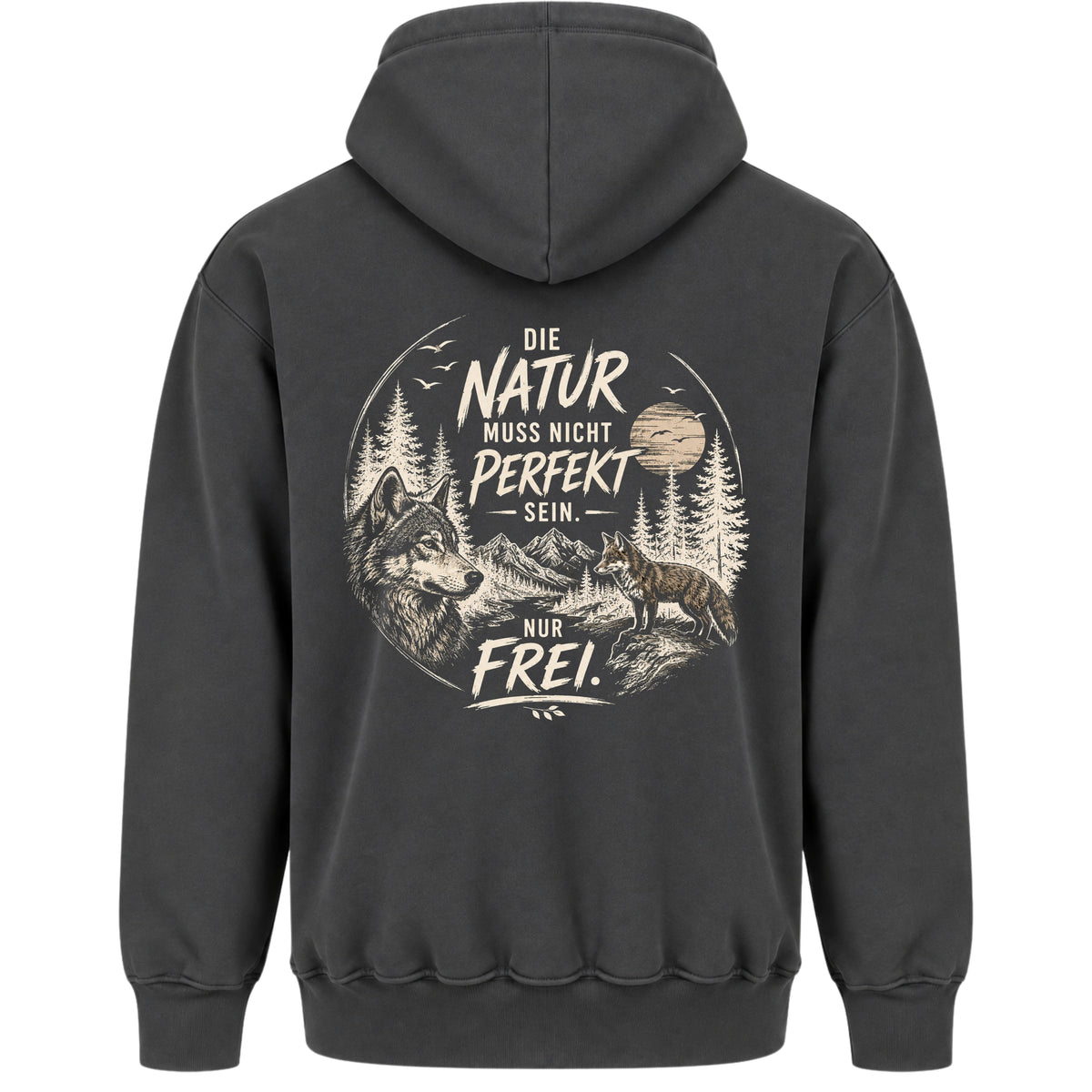 Die Natur muss nicht perfekt sein - Regular Fit Hoodie