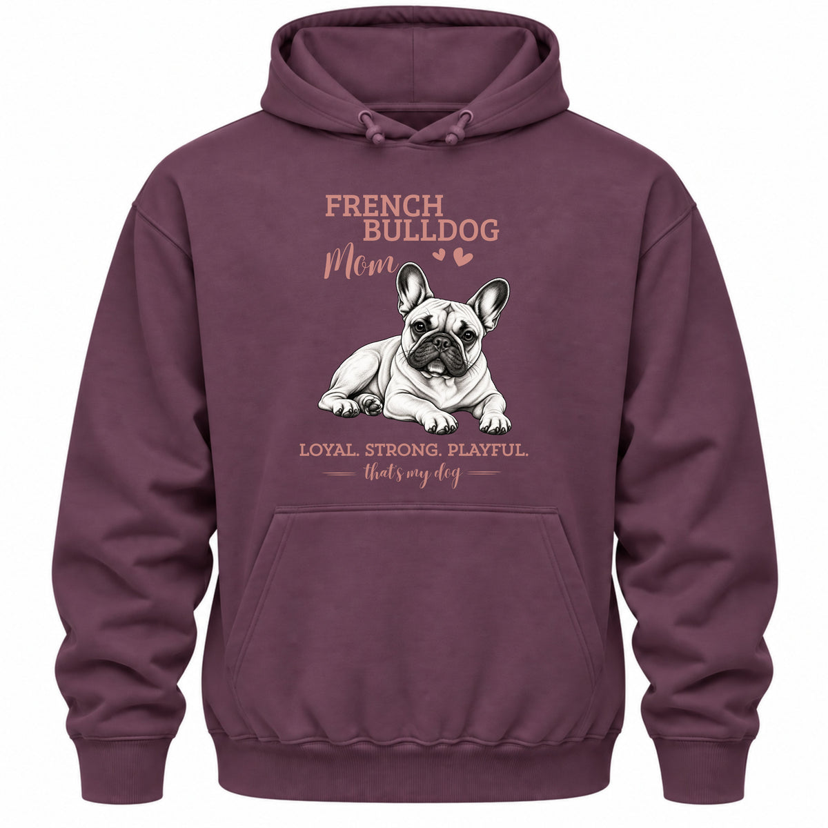French Bulldog Mom - Regular Fit Hoodie
