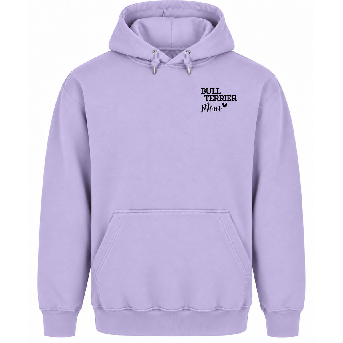 Bullterrier Mom - Regular Fit Hoodie / Front- & Backprint