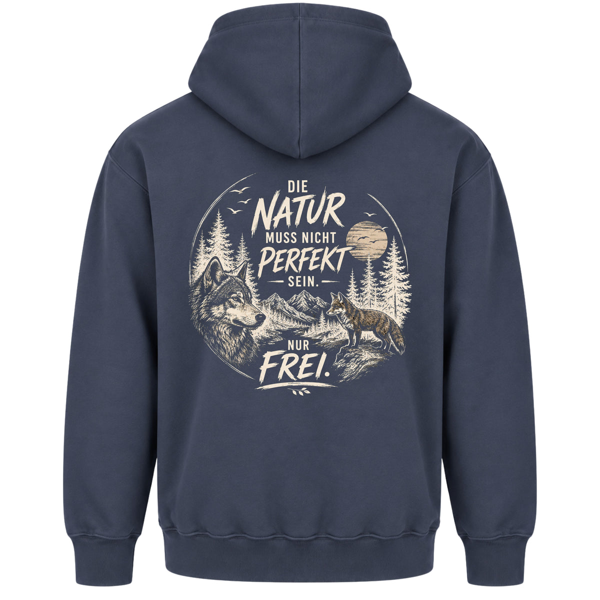 Die Natur muss nicht perfekt sein - Regular Fit Hoodie