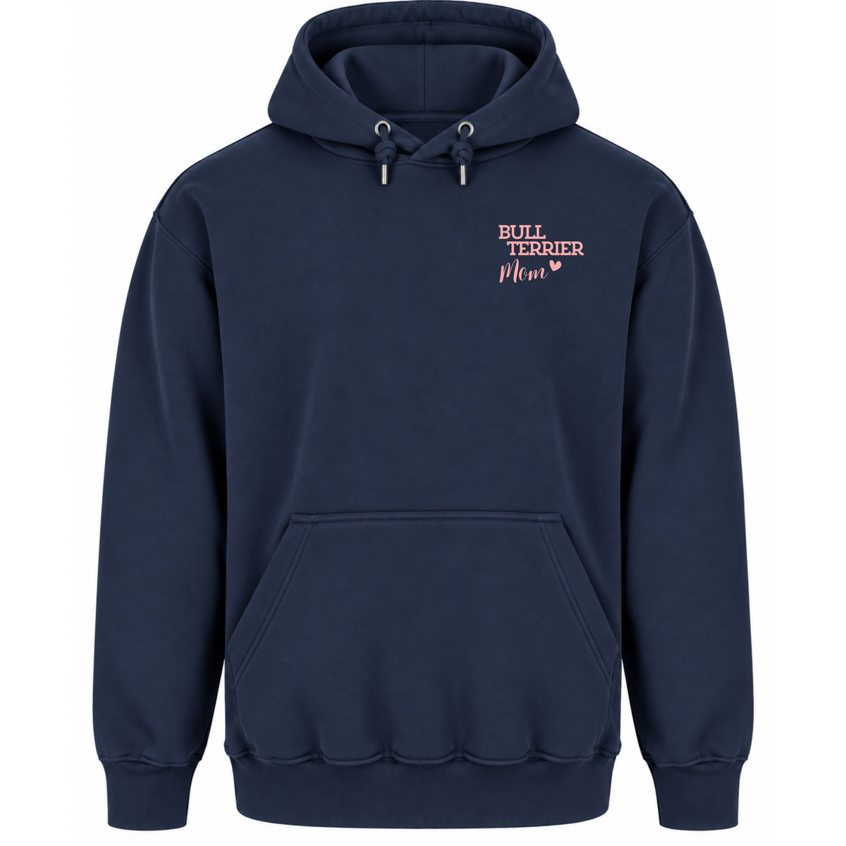 Bullterrier Mom - Regular Fit Hoodie / Front- & Backprint