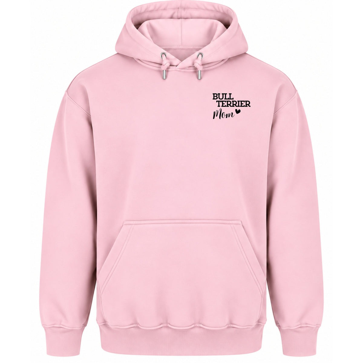 Bullterrier Mom - Regular Fit Hoodie / Front- & Backprint