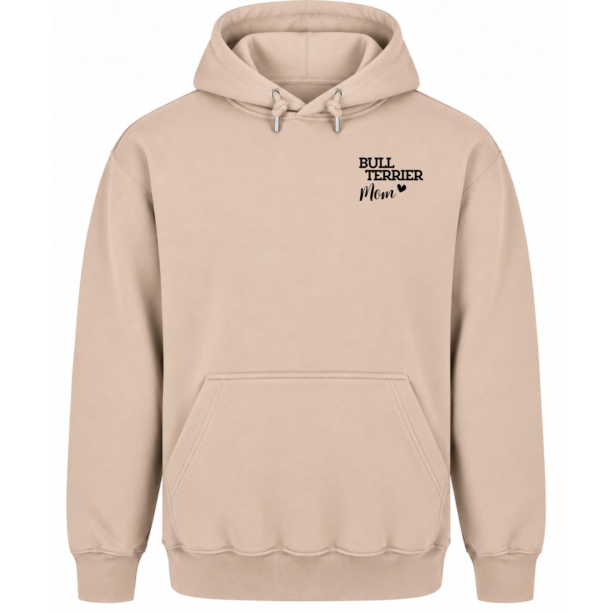 Bullterrier Mom - Regular Fit Hoodie / Front- & Backprint