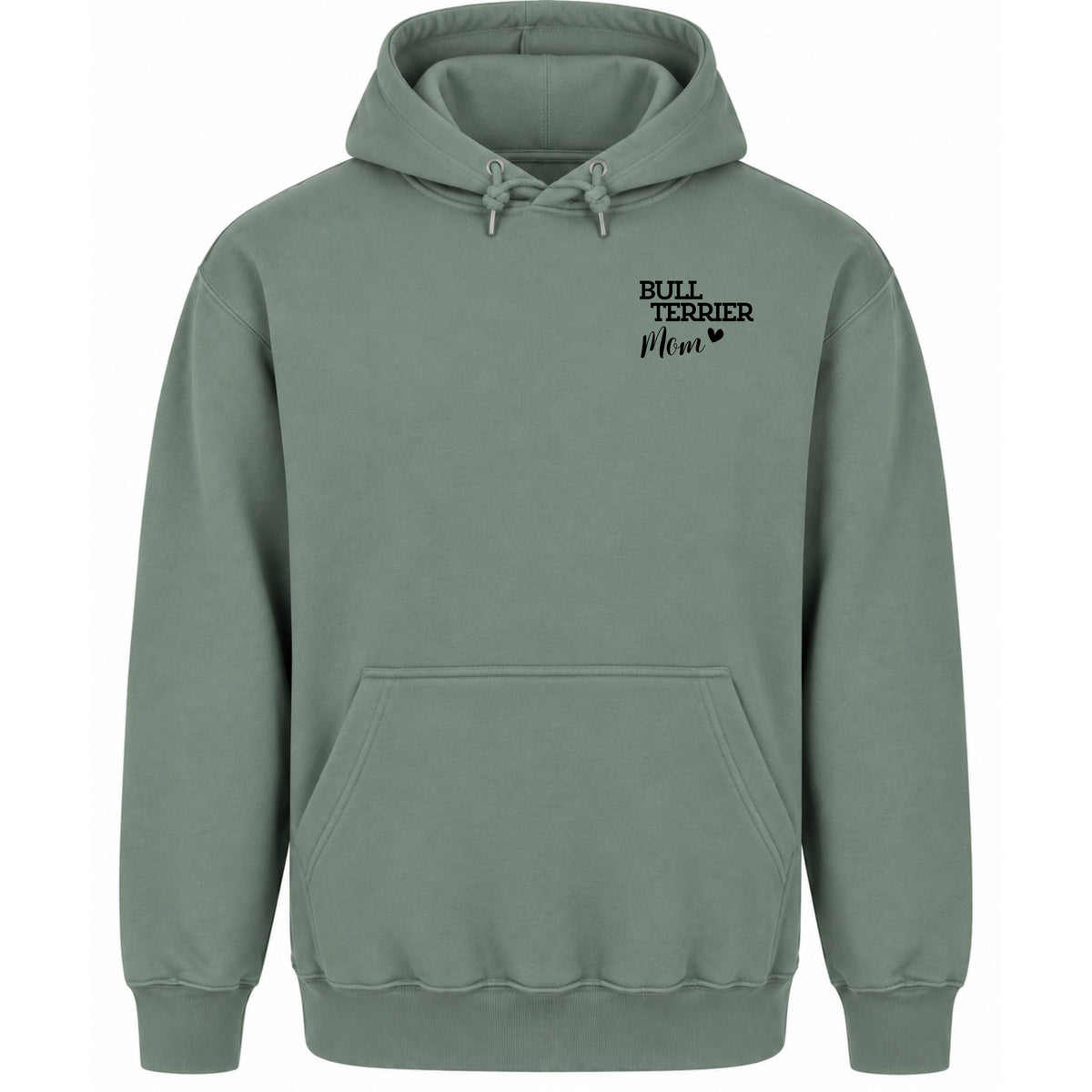 Bullterrier Mom - Regular Fit Hoodie / Front- & Backprint