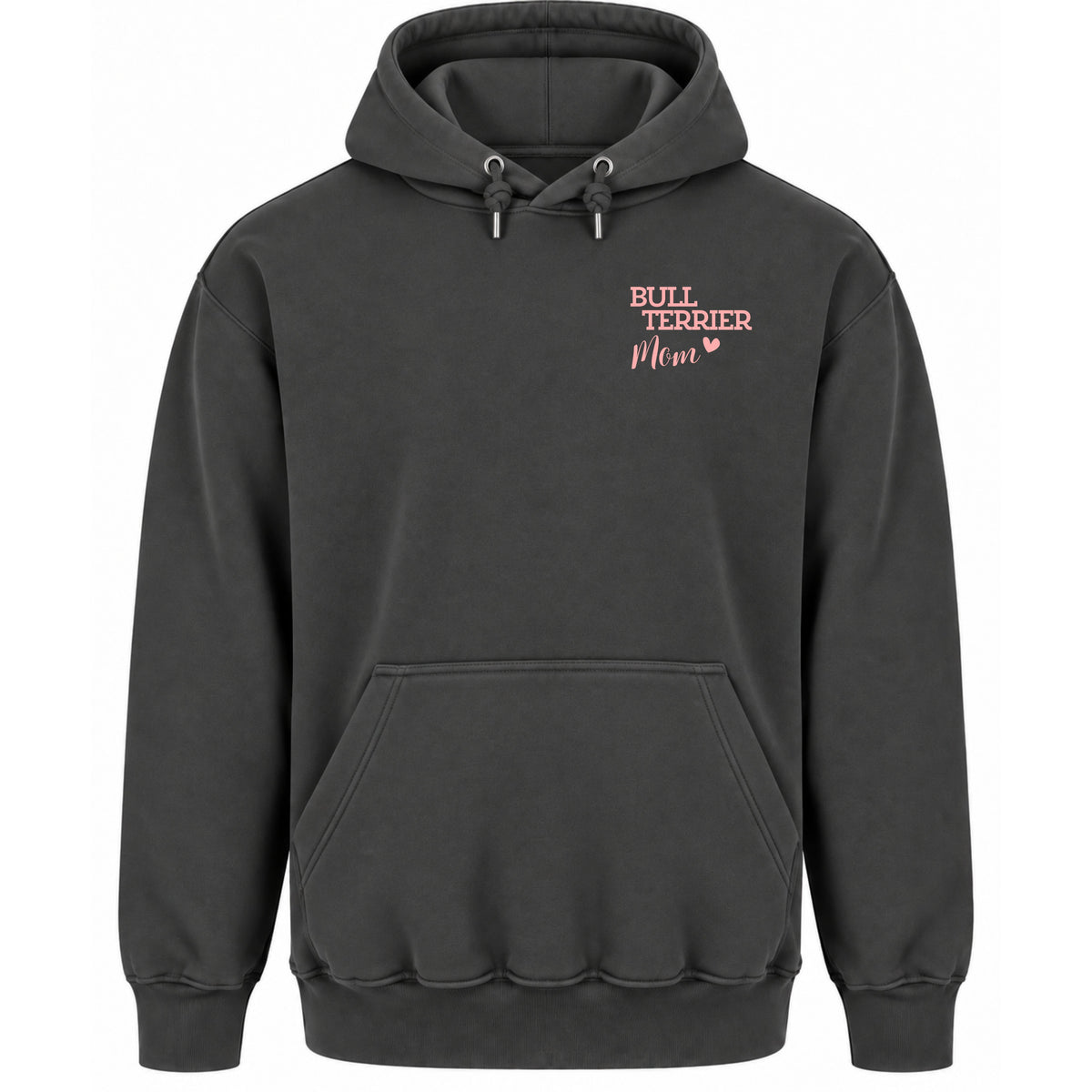 Bullterrier Mom - Regular Fit Hoodie / Front- & Backprint
