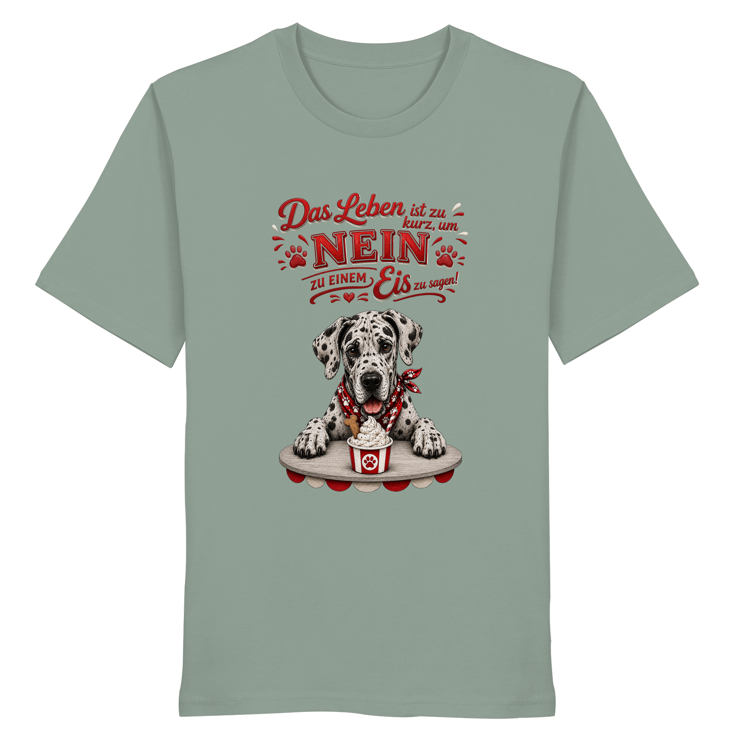Das Leben ist zu kurz… - Organic Statement Shirt  - Organic Shirt