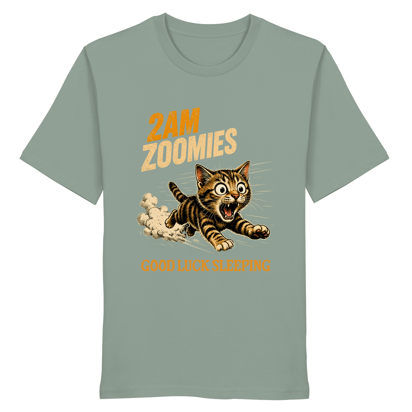 2AM ZOOMIES - organisch Statement Shirt - Organic Shirt