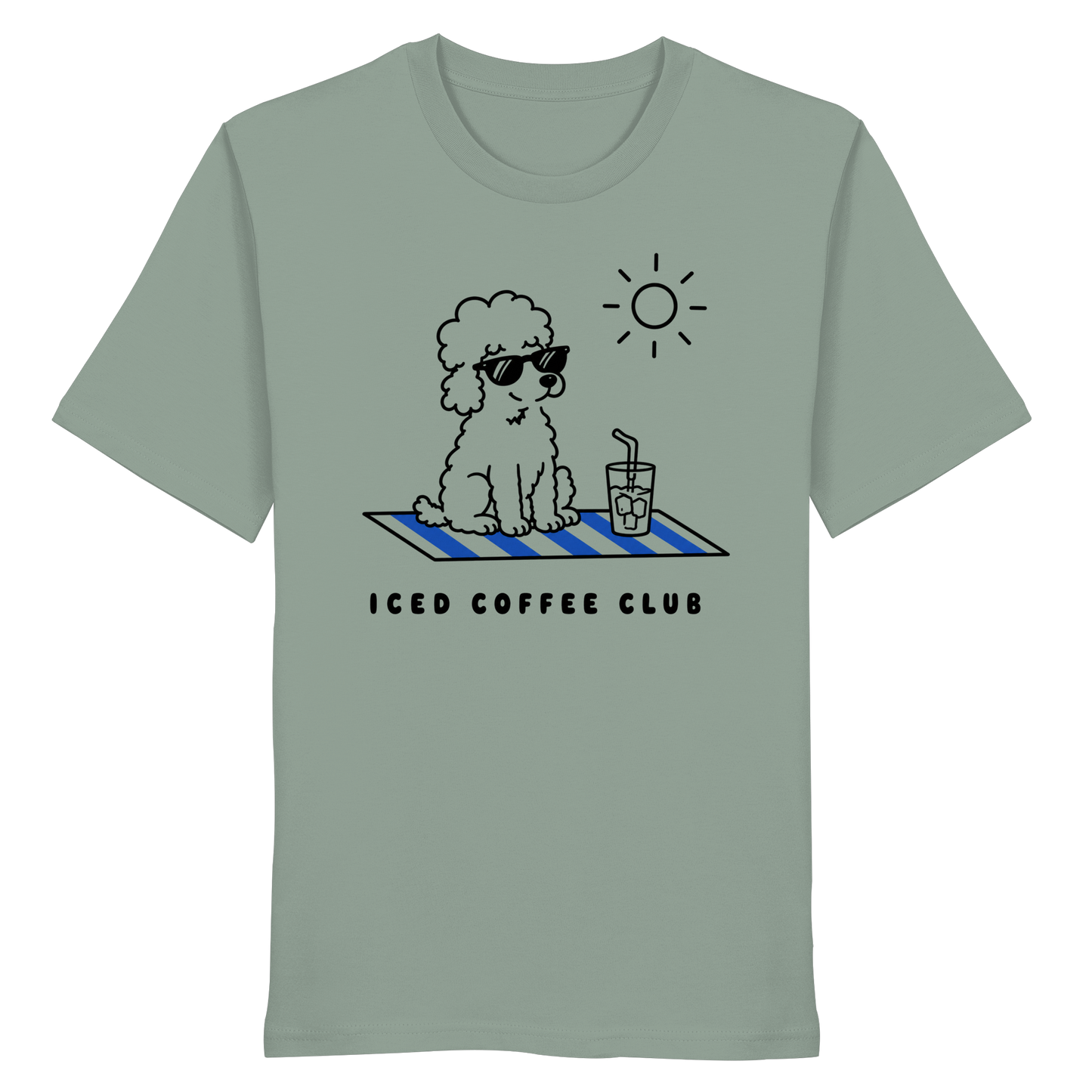 Iced Coffee Club - Organic Statement Shirt  - Organic Shirt