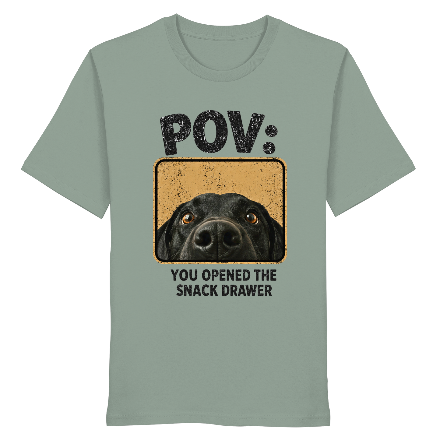 POV - You Opened The Snack Drawer - Organic Statement Shirt  - Organic Shirt
