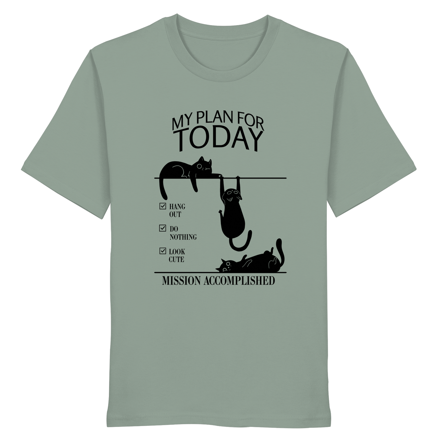 My Plan For Today - Organic Statement Shirt  - Organic Shirt