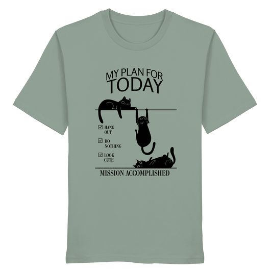 My Plan For Today - Organic Statement Shirt  - Organic Shirt
