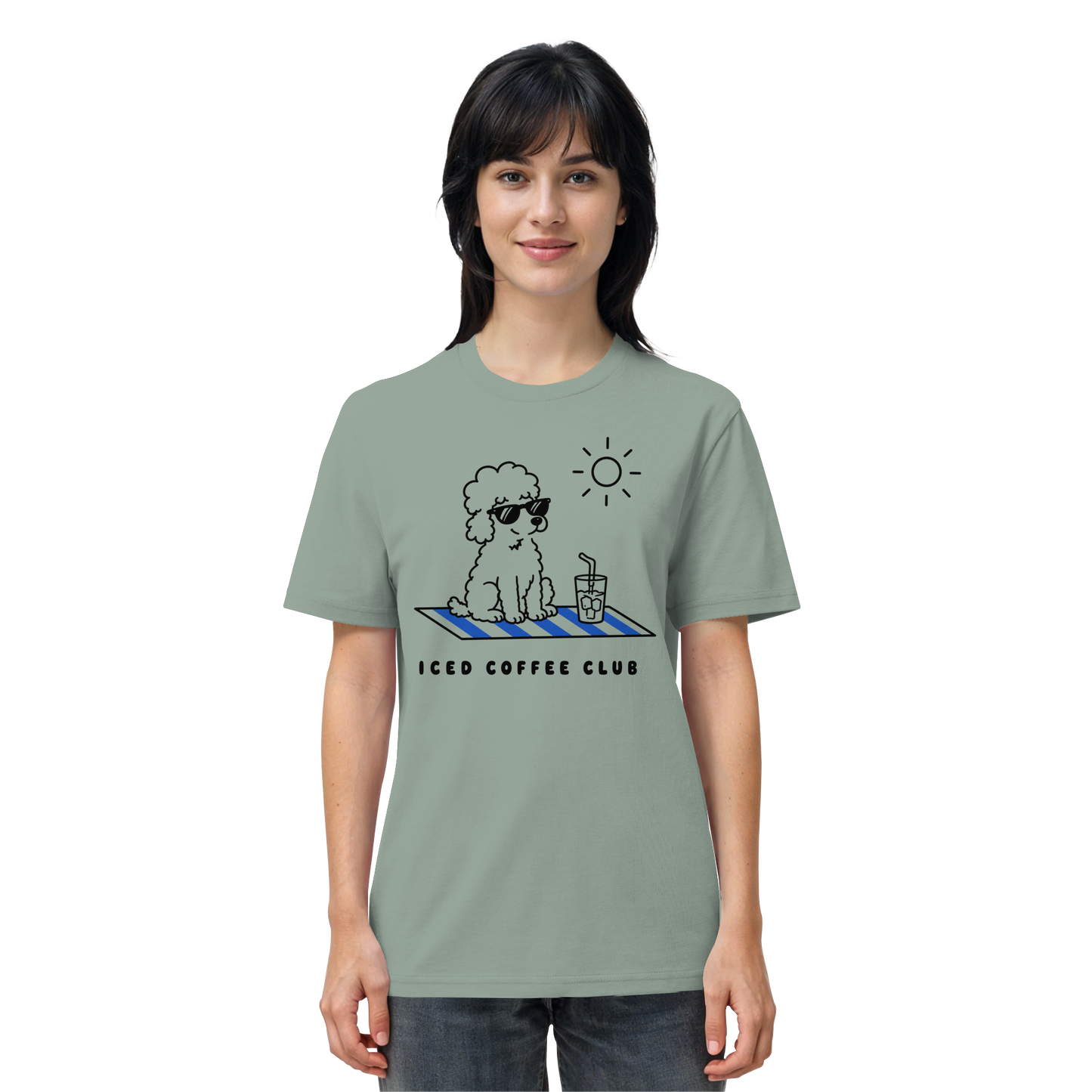 Iced Coffee Club - Organic Statement Shirt  - Organic Shirt