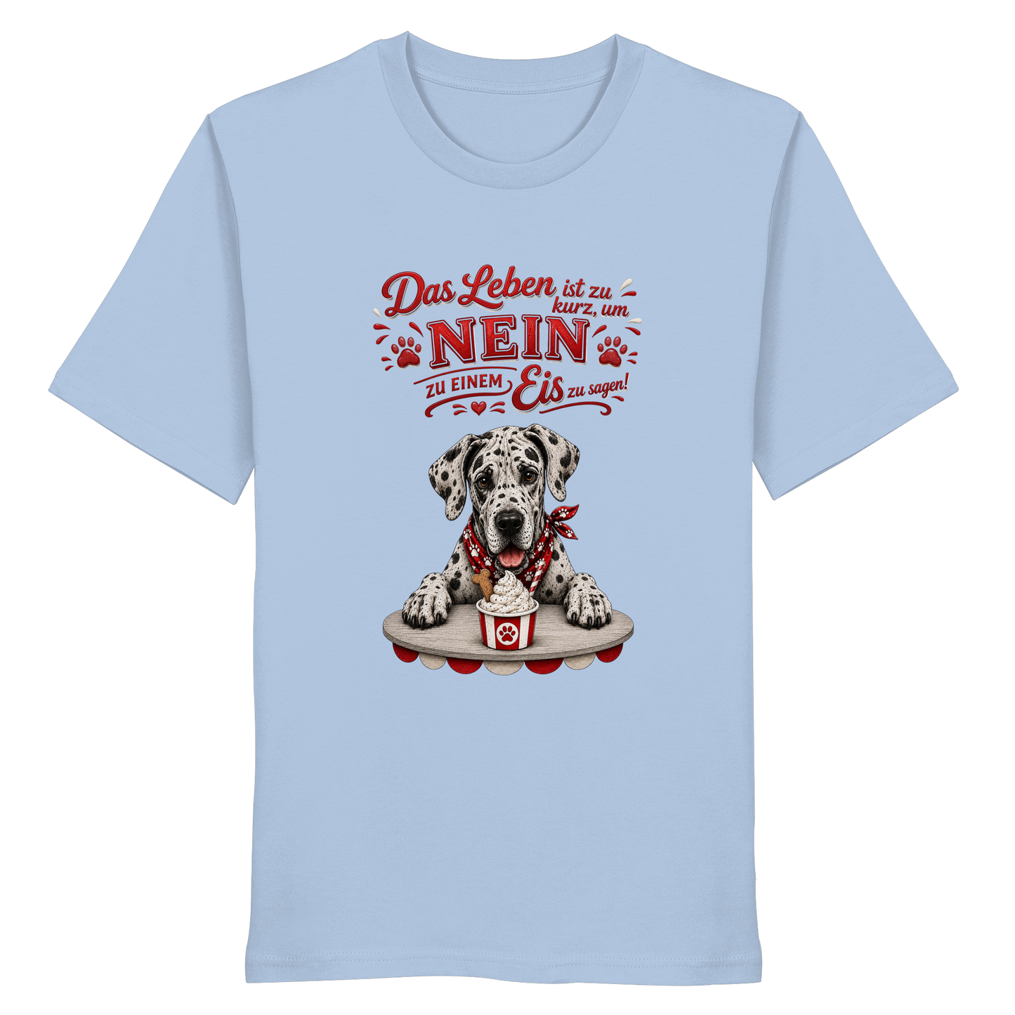 Das Leben ist zu kurz… - Organic Statement Shirt  - Organic Shirt
