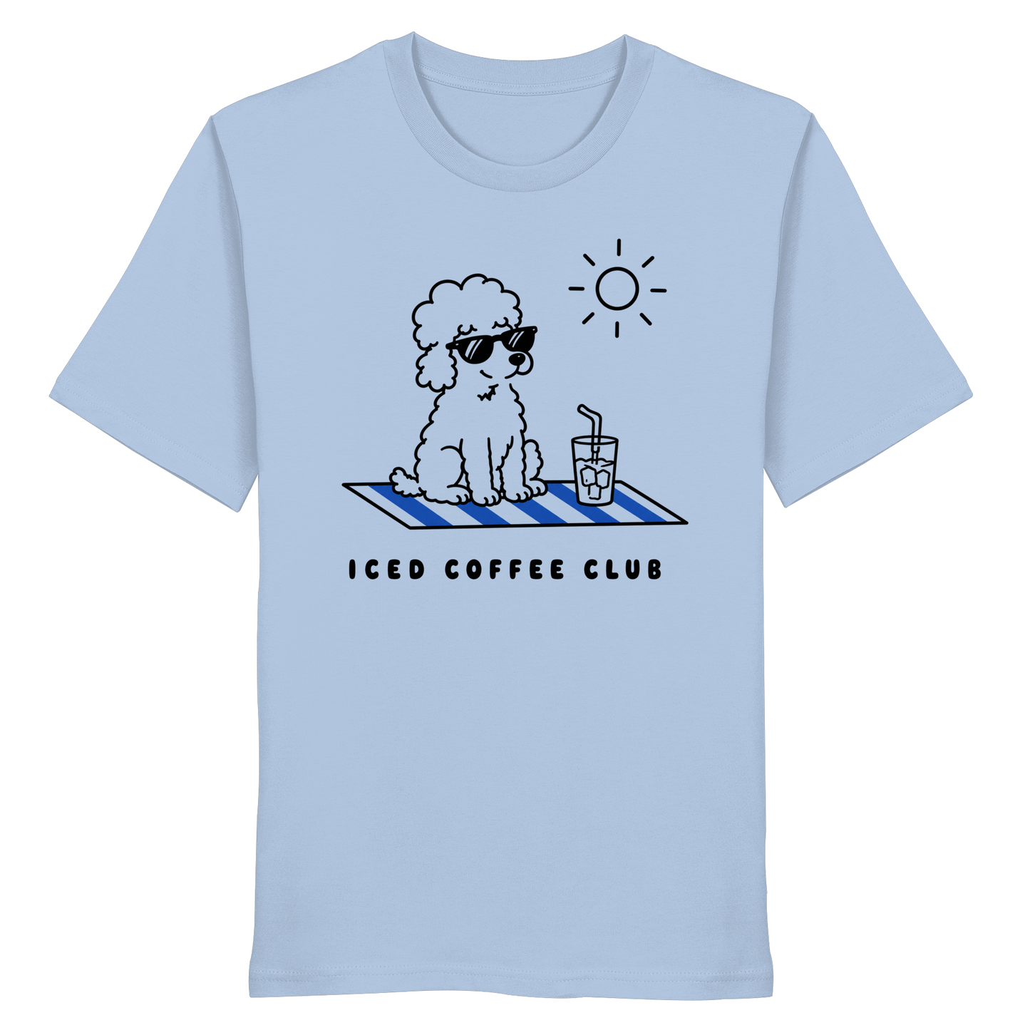 Iced Coffee Club - Organic Statement Shirt  - Organic Shirt