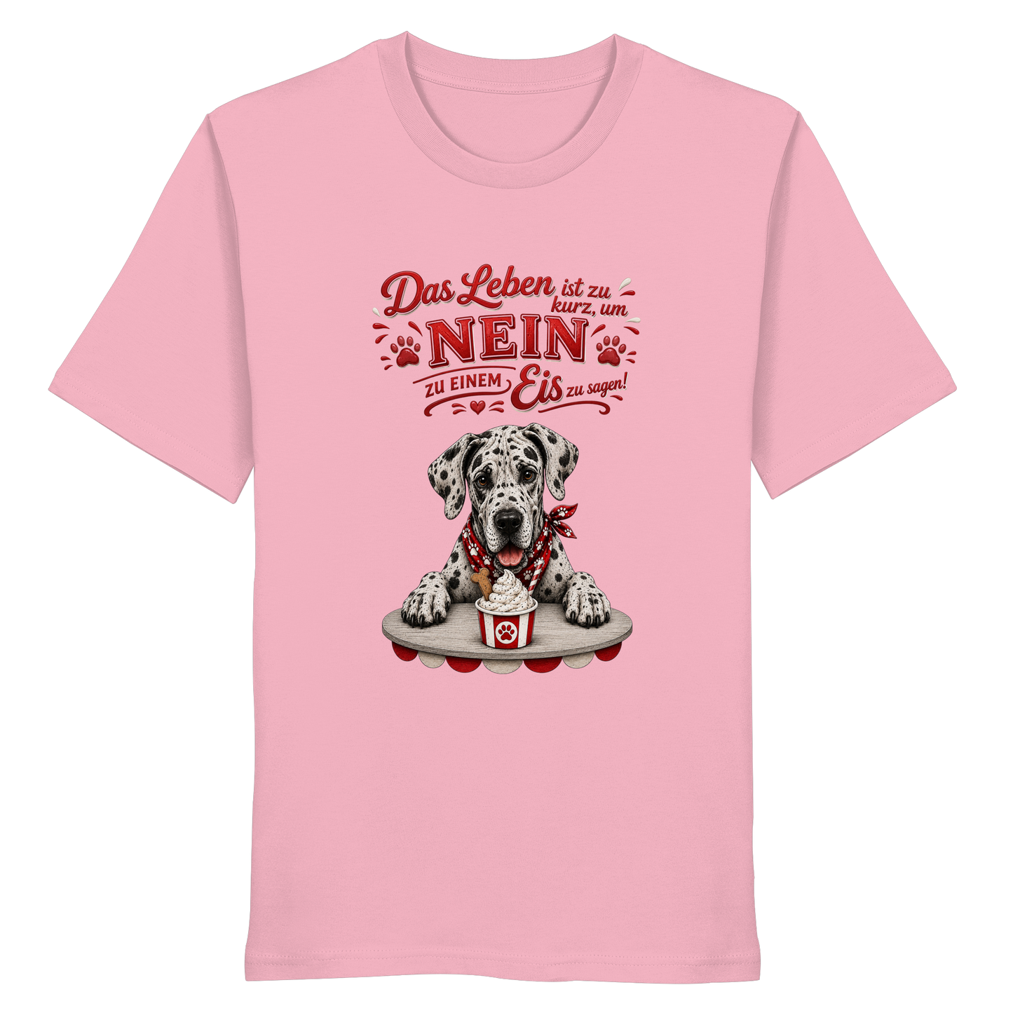 Das Leben ist zu kurz… - Organic Statement Shirt  - Organic Shirt