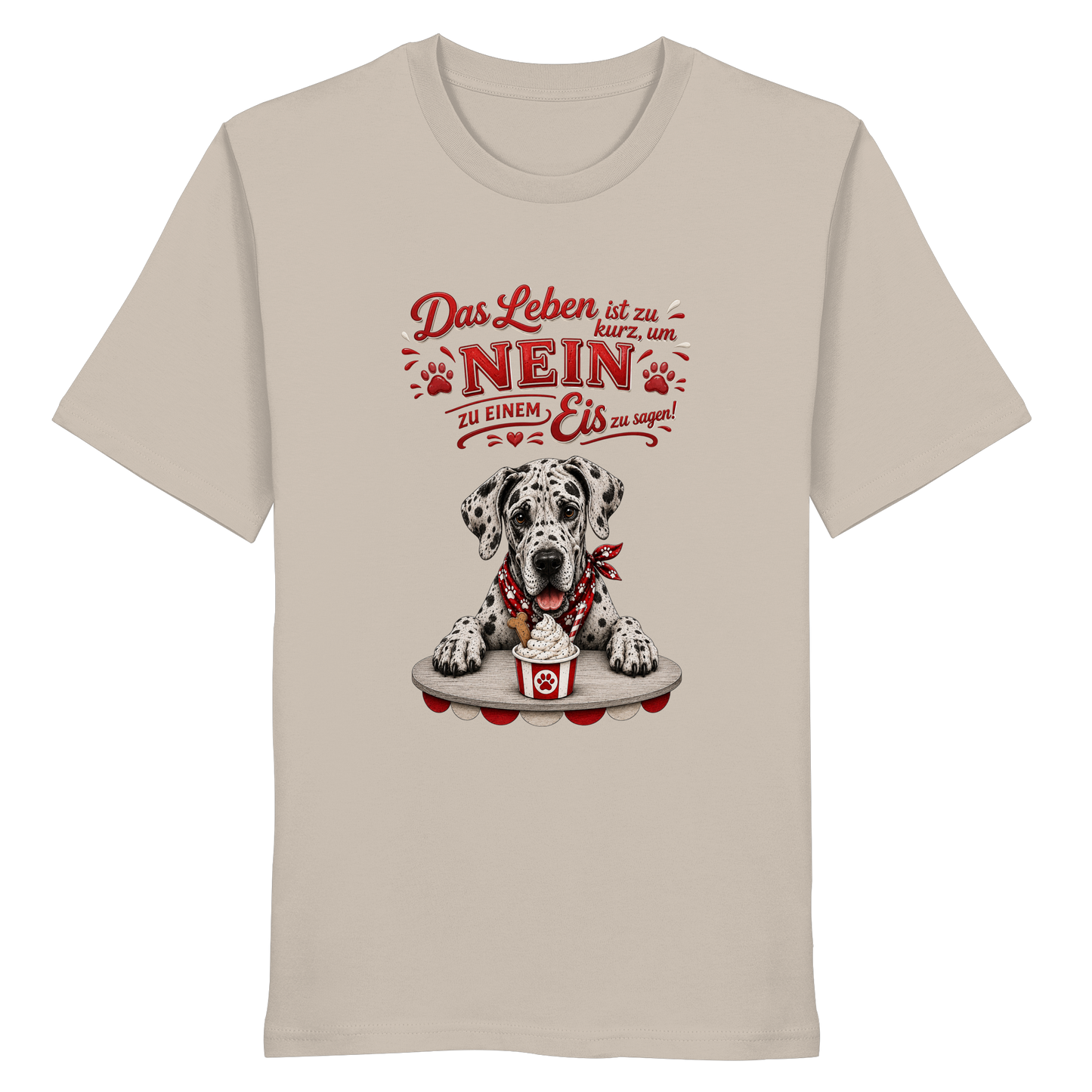 Das Leben ist zu kurz… - Organic Statement Shirt  - Organic Shirt
