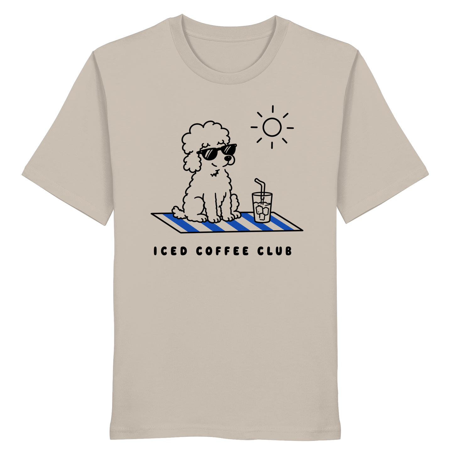 Iced Coffee Club - Organic Statement Shirt  - Organic Shirt