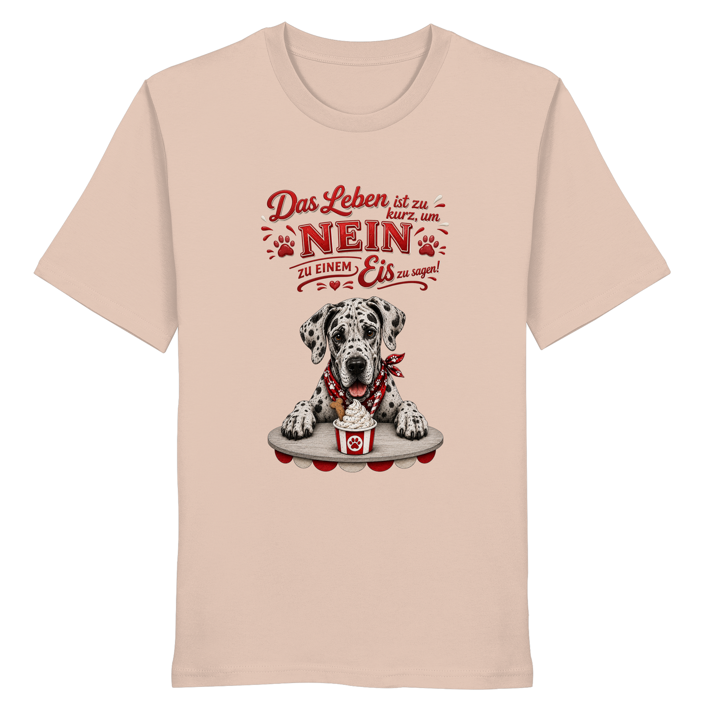 Das Leben ist zu kurz… - Organic Statement Shirt  - Organic Shirt
