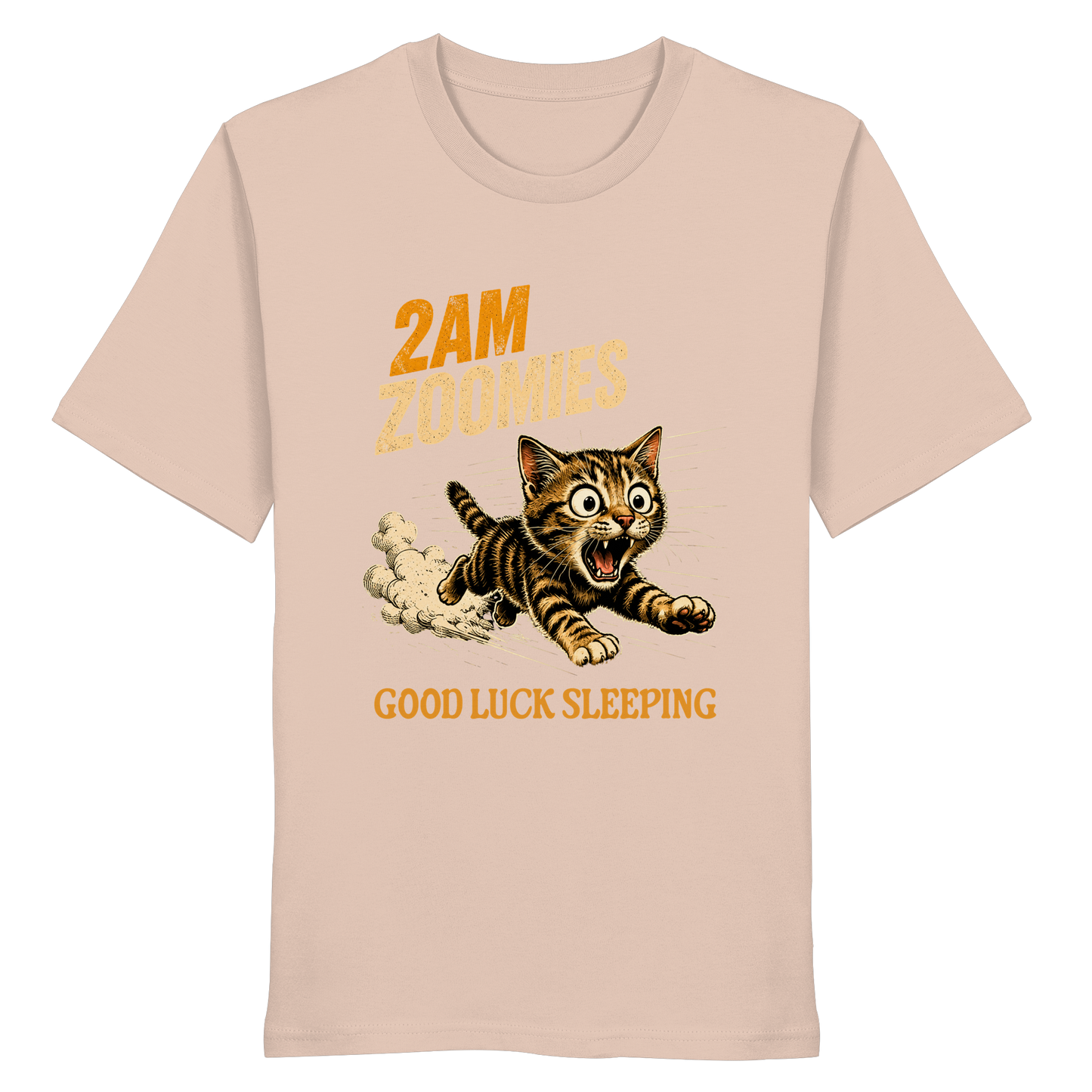 2AM ZOOMIES - organisch Statement Shirt - Organic Shirt