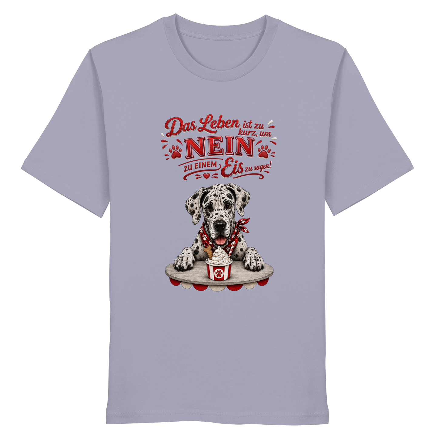 Das Leben ist zu kurz… - Organic Statement Shirt  - Organic Shirt