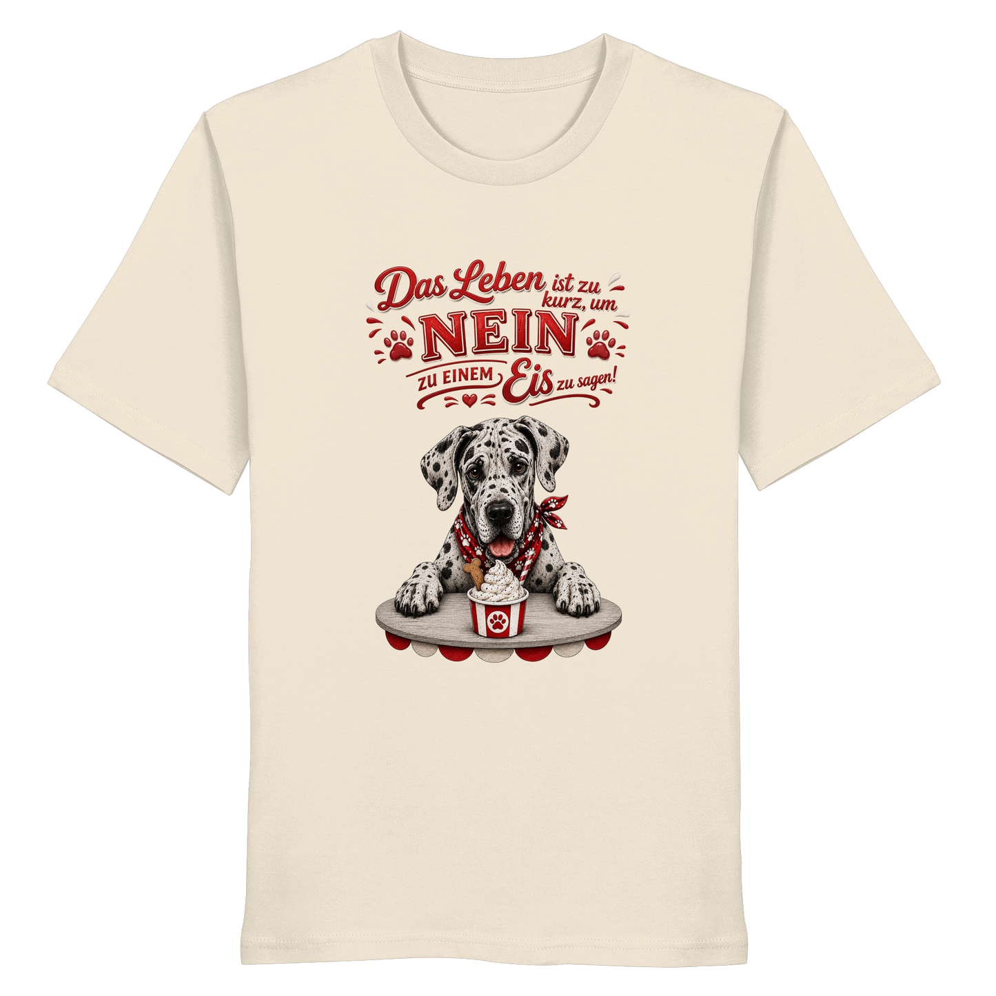 Das Leben ist zu kurz… - Organic Statement Shirt  - Organic Shirt