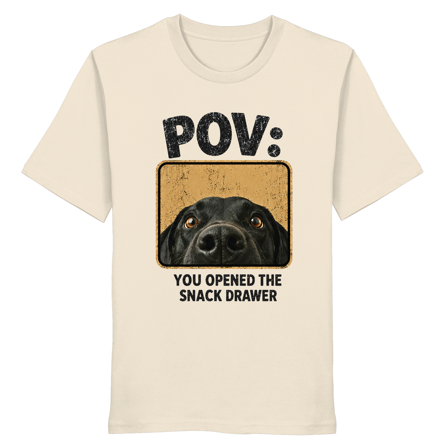 POV - You Opened The Snack Drawer - Organic Statement Shirt  - Organic Shirt