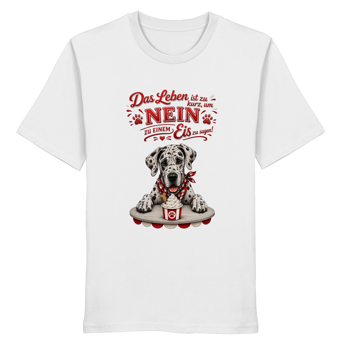 Das Leben ist zu kurz… - Organic Statement Shirt  - Organic Shirt