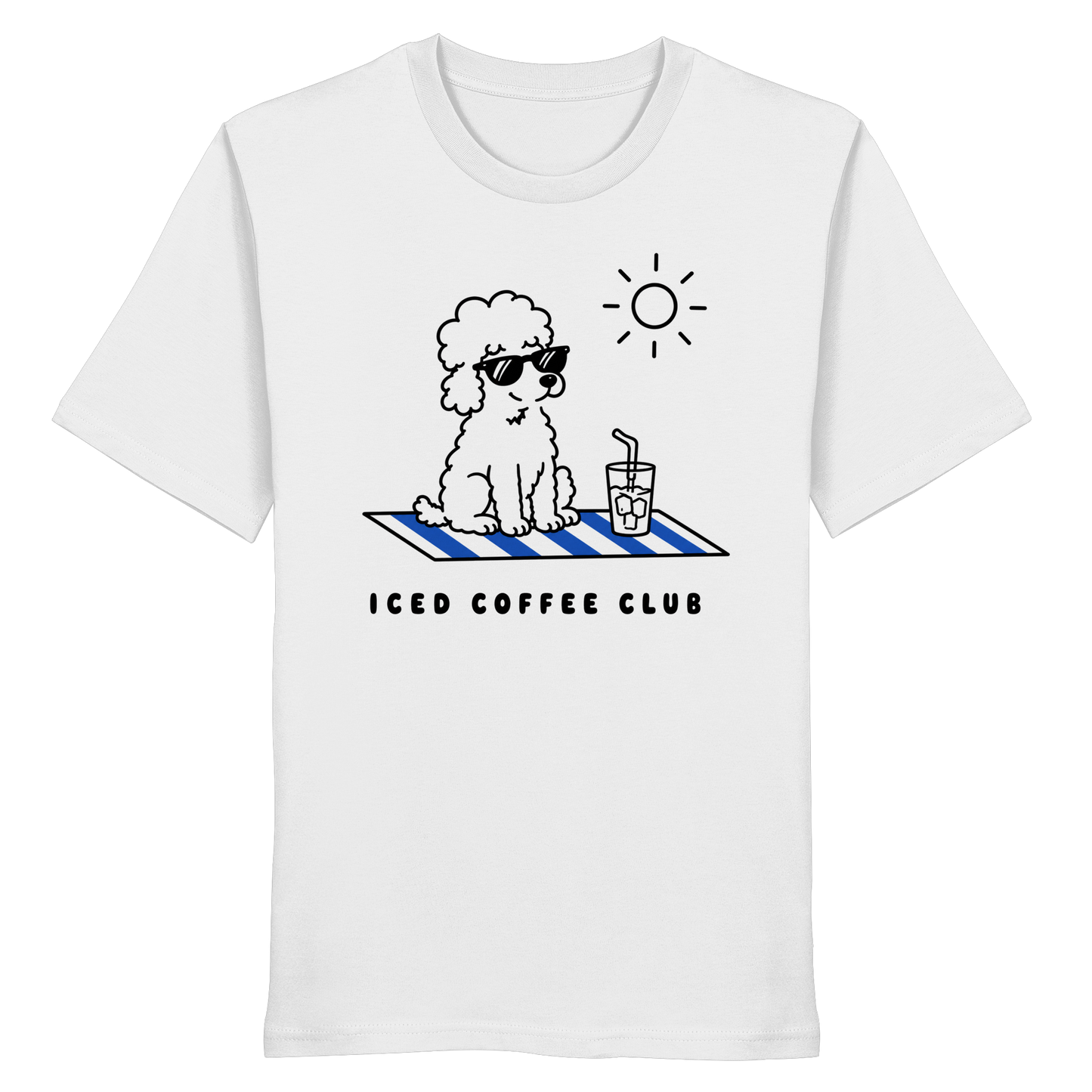 Iced Coffee Club - Organic Statement Shirt  - Organic Shirt
