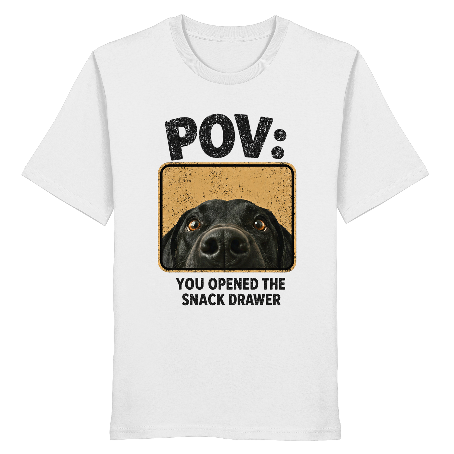 POV - You Opened The Snack Drawer - Organic Statement Shirt  - Organic Shirt