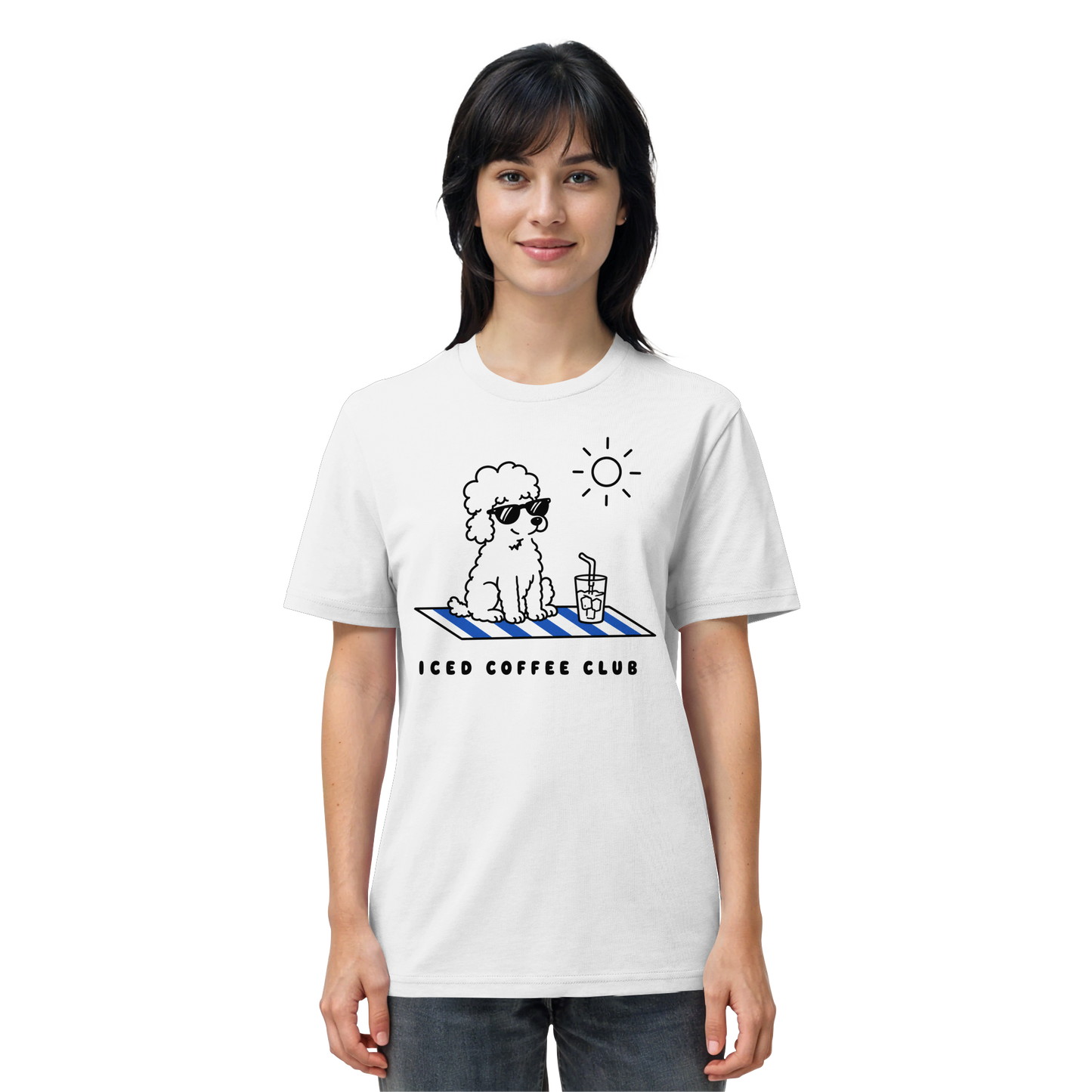 Iced Coffee Club - Organic Statement Shirt  - Organic Shirt